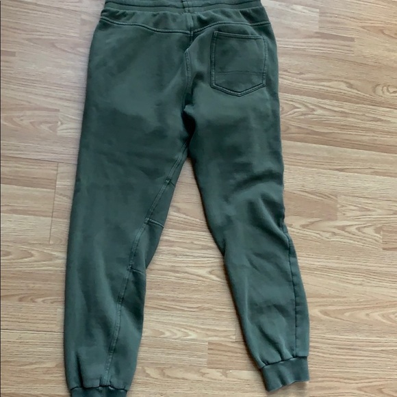 Olive joggers American stitch - Picture 3 of 4